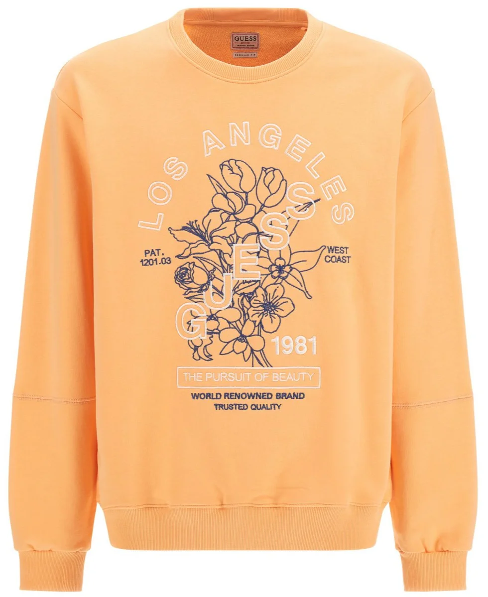 Чоловічий світшот GUESS Originals / Помаранчевий / Розмір L, фото №1