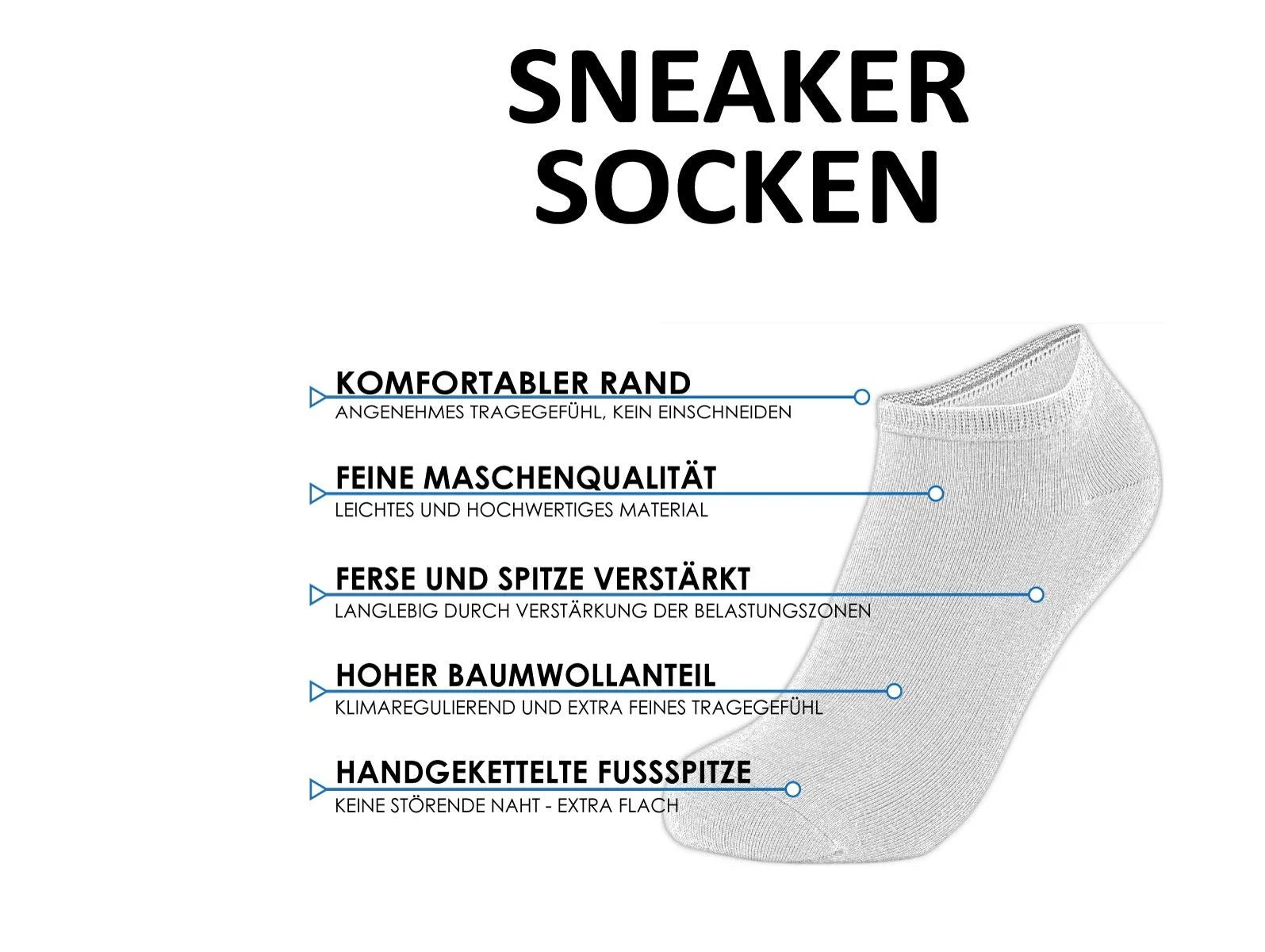 Шкарпетки Vitasox Short Comfort Cotton Trainer для жінок, фото №2 Шкарпетки Vitasox Short Comfort Cotton Trainer для жінок, фото №2