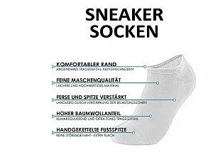 Шкарпетки Vitasox Short Comfort Cotton Trainer для жінок synthetic.ua - Фото 1