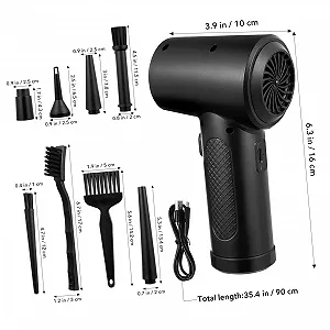 Электрическая воздуходувка Angoily Портативная аккумуляторная беспроводная synthetic.ua - Фото 1