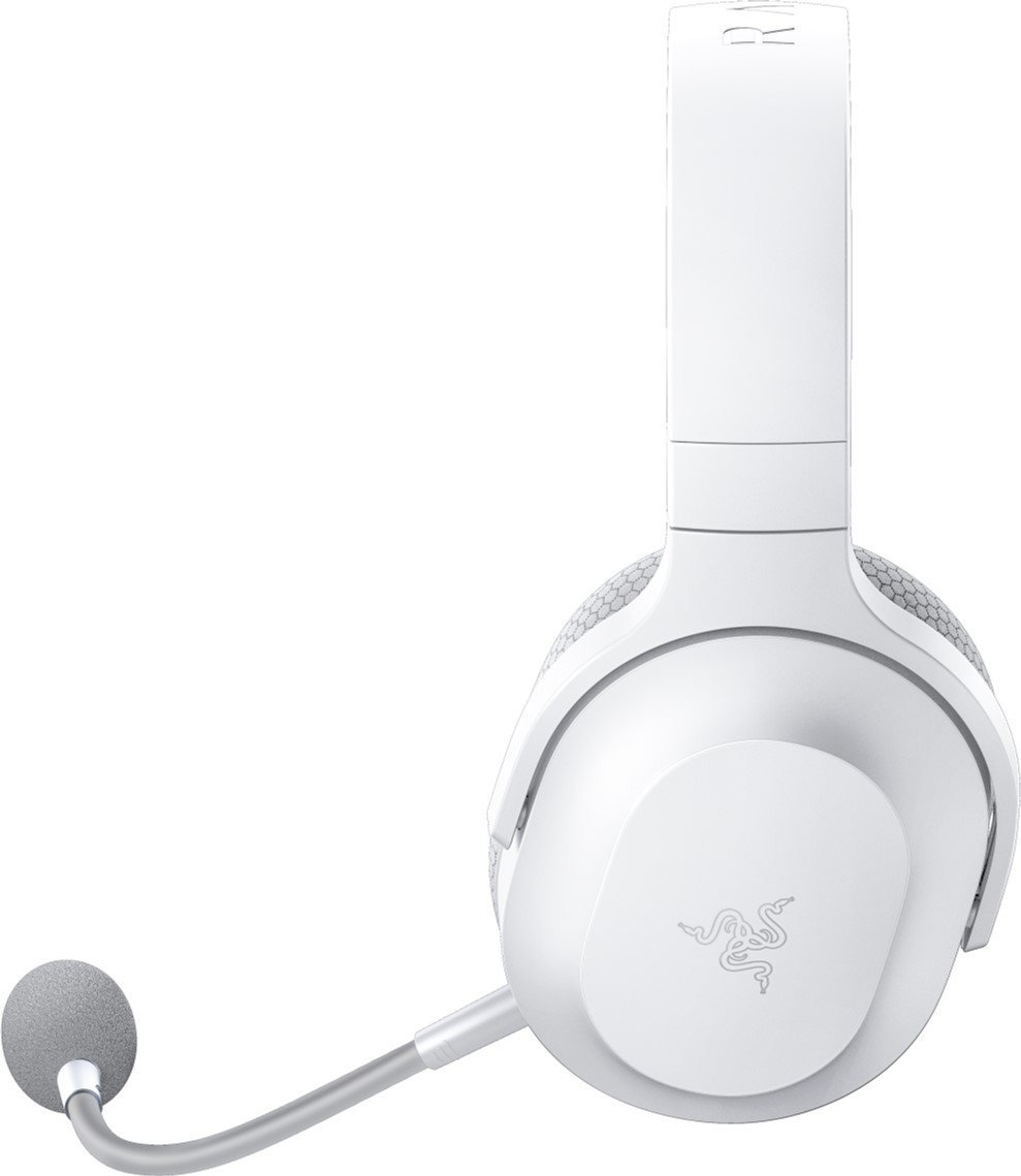 Геймерські бездротові навушники Razer Barracuda X Mercury White / Радіоканал / Активне шумозаглушення / ANC / ENC / Швидка зарядка / До 20 годин роботи / Білі (RZ04-04060100-R3M1), фото №4