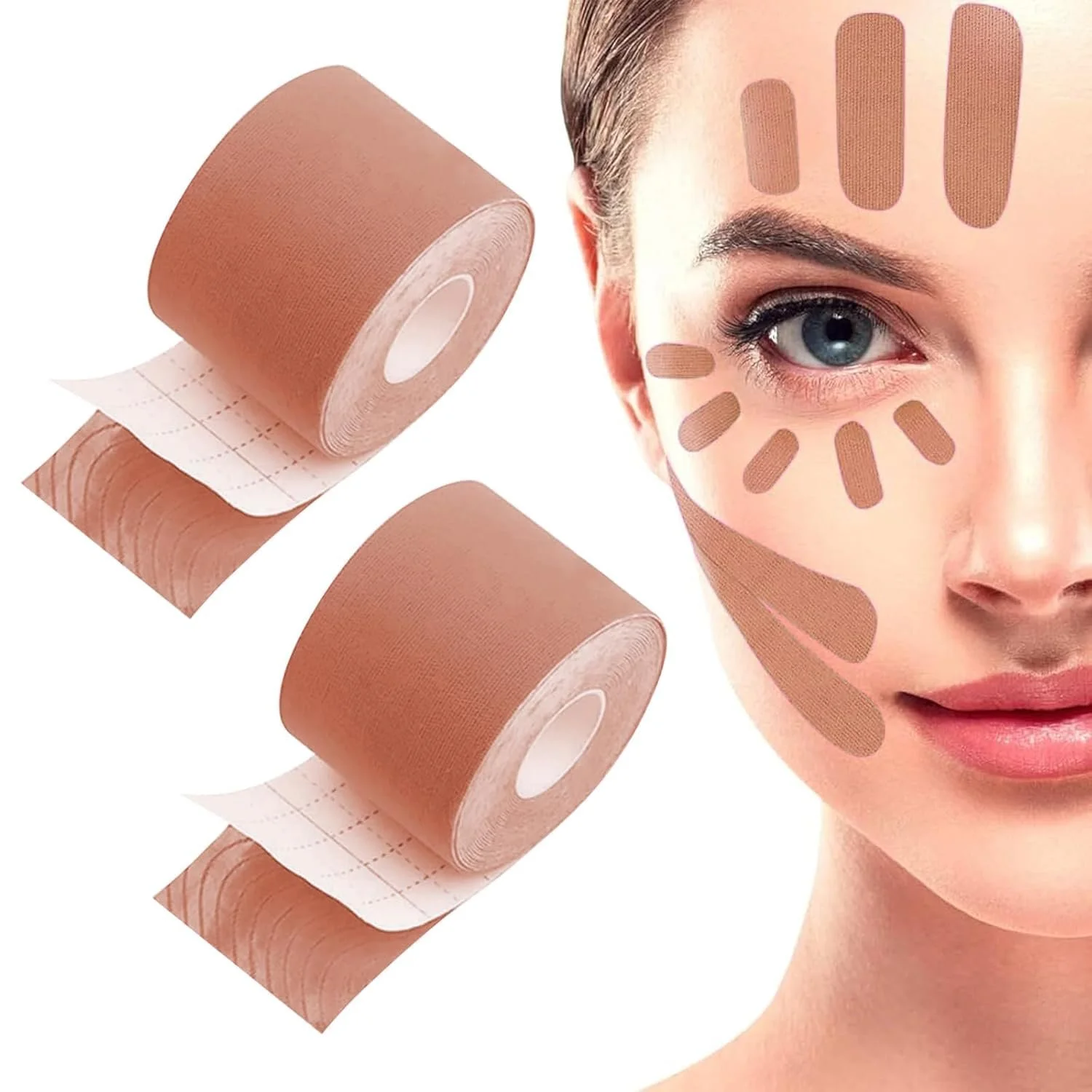 Тейп для обличчя Anti Wrinkle Plasters, Набір 2 шт, для ліфтингу обличчя, для розгладження, фото №1