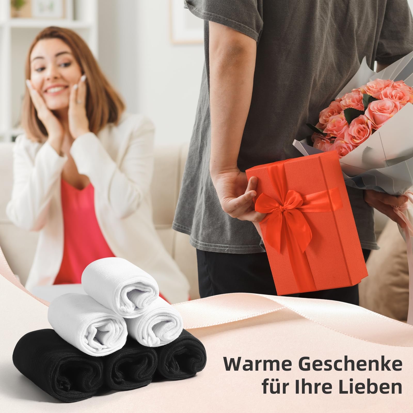 Женские носки с оборками Хлопок (6 пар), фото №8