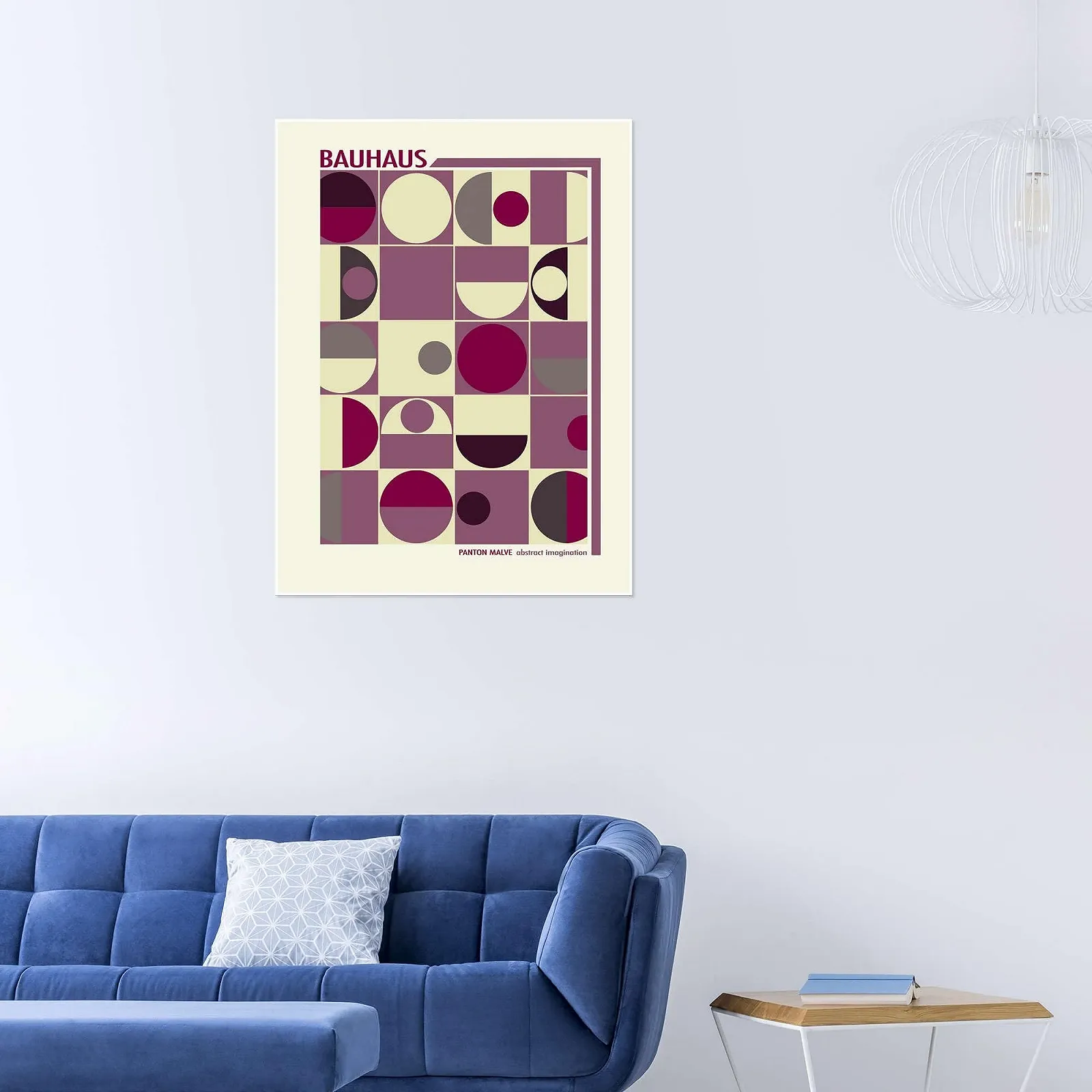 Постер Mandy Reinmuth Bauhaus Panton Mallow 50 x 70 см Фиолетовый, фото №4 Постер Mandy Reinmuth Bauhaus Panton Mallow 50 x 70 см Фиолетовый, фото №4