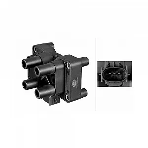 Котушка запалювання HELLA 5DA 358 290-361 FORD MAZDA VOLVO - Фото 1