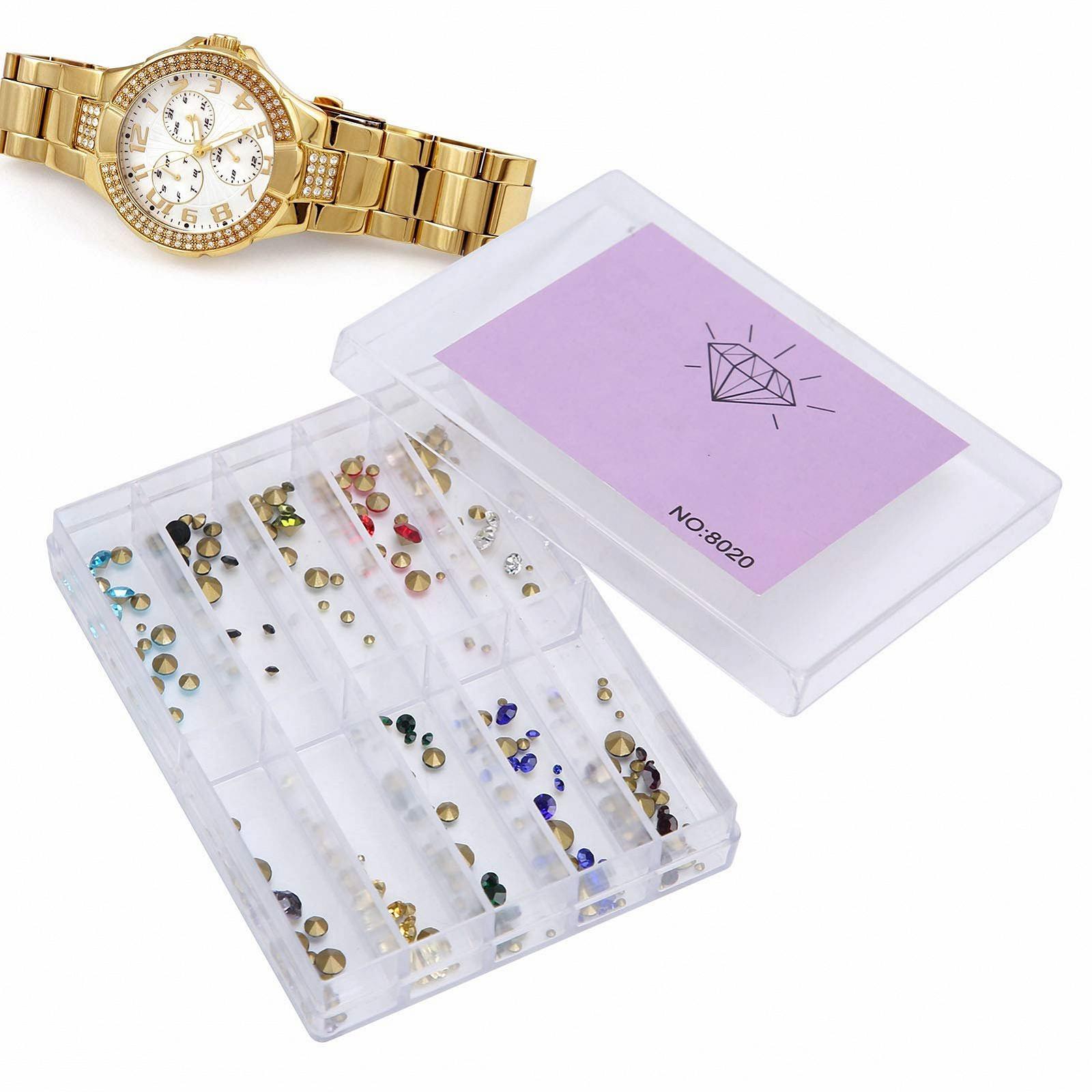 Стрази круглі різнокольорові 150 шт., фото №5