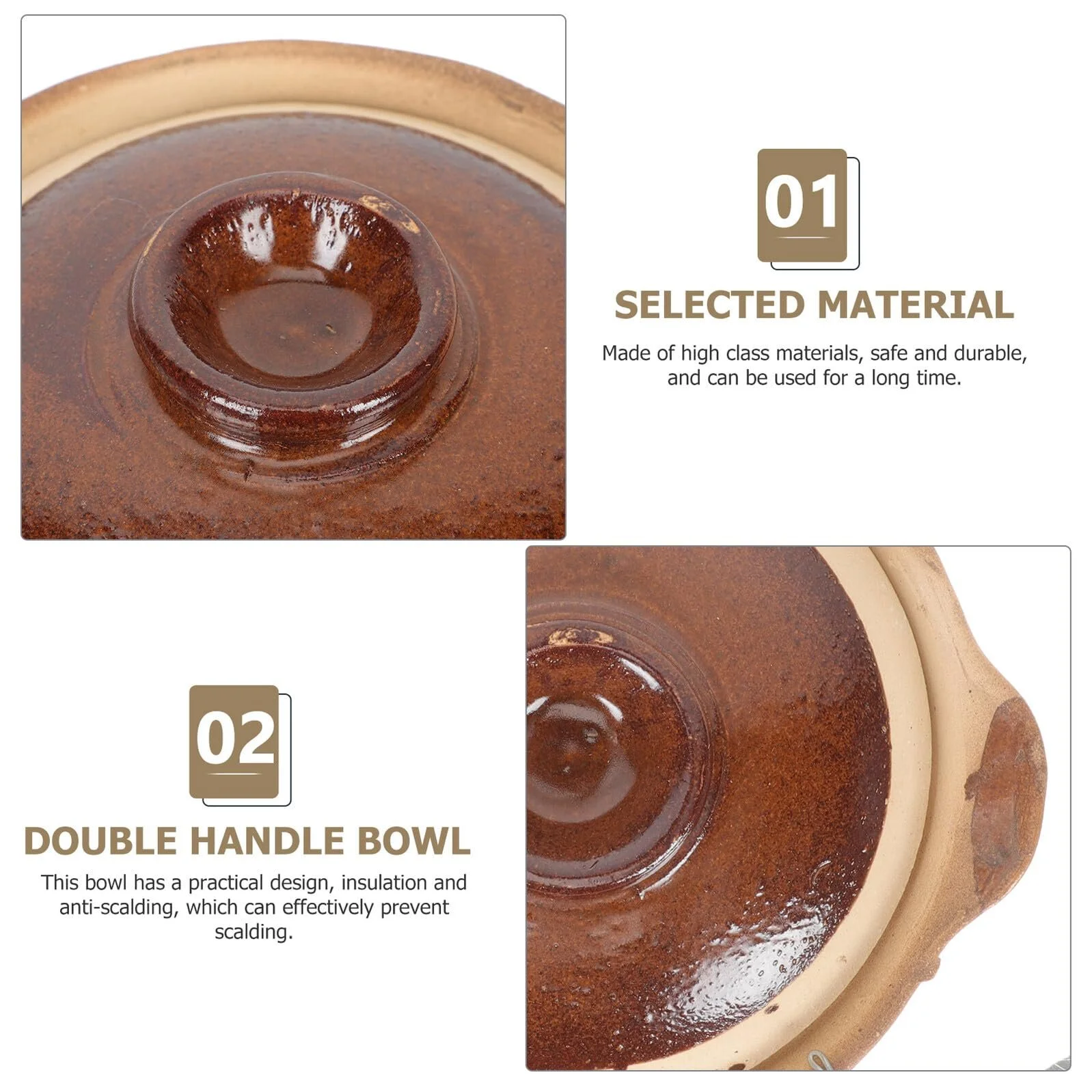 Каструля для тушкування BESPORTBLE мала з ручкою антипригарна енергоощадна, фото №9