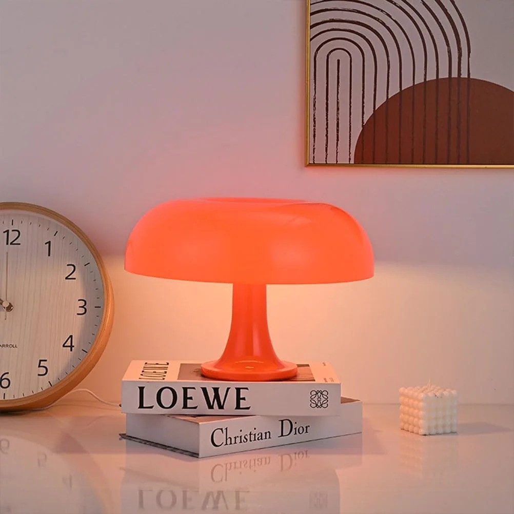 Настільна лампа Mushroom LED Помаранчева 32 x 23 см., фото №7