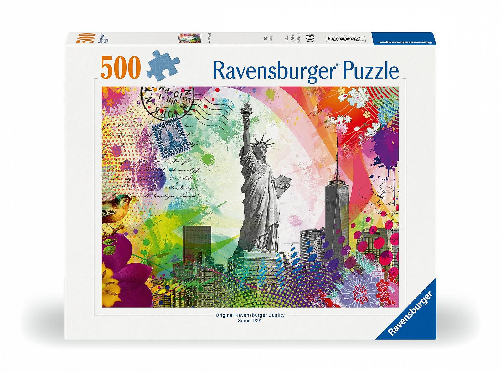 Пазл Ravensburger Postcard from New York 12000368 500 елементів City Puzzle, фото №2