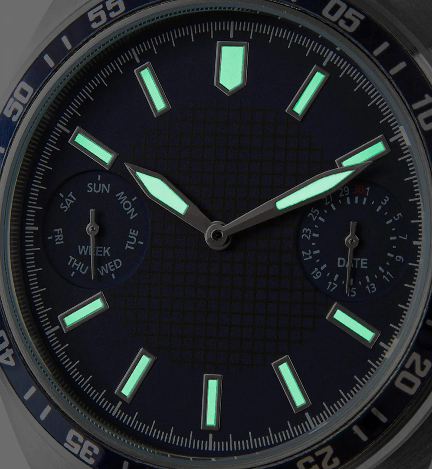 Радіокерований годинник з нержавіючої сталі з датою, днем тижня, фото №3 Радіокерований годинник з нержавіючої сталі з датою, днем тижня, фото №3