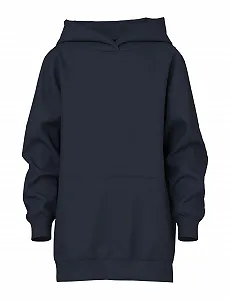 Лонгслив NAME IT Nkfvilu LS Nreg Long Sweat Wh Bru для девочек - Фото 1