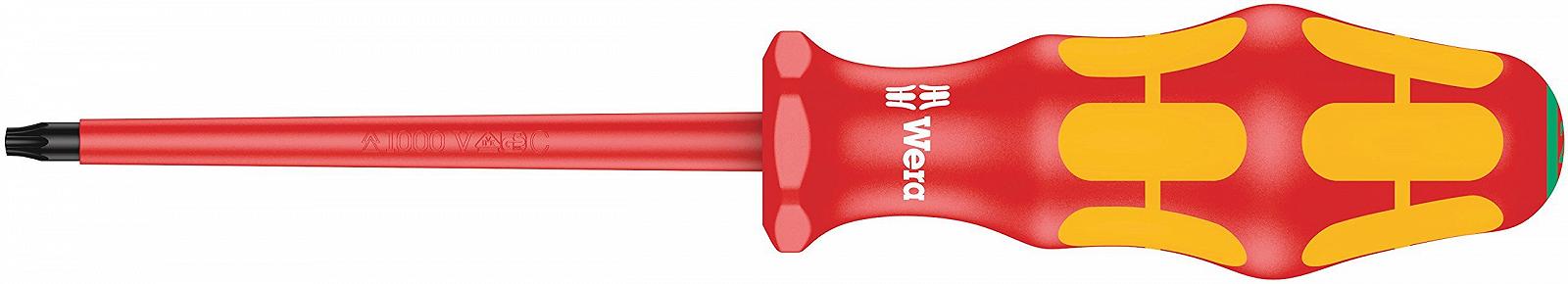 Изолированная отвертка Torx Wera 167 i VDE 05006176001 TX 25 x 100 мм, фото №1 Изолированная отвертка Torx Wera 167 i VDE 05006176001 TX 25 x 100 мм, фото №1