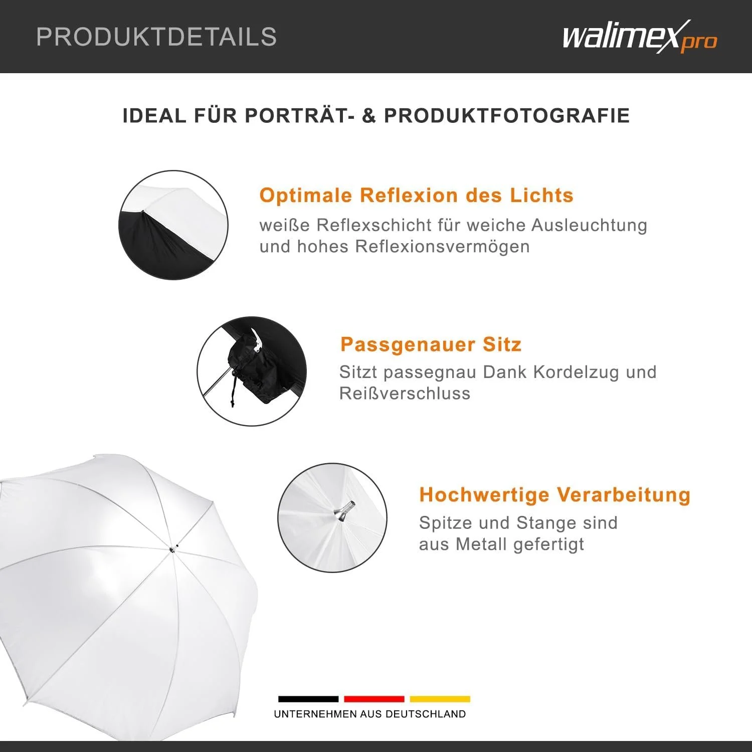 Софтбокс Walimex Pro / 109см / Білий, фото №2 Софтбокс Walimex Pro / 109см / Білий, фото №2