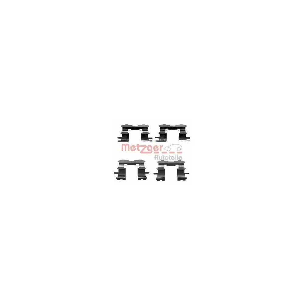 Комплект принадлежностей, тормозные колодки METZGER GREENPARTS 109-1631 передняя ось, фото №1