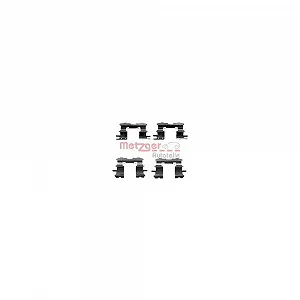 Комплект принадлежностей, тормозные колодки METZGER GREENPARTS 109-1631 передняя ось - Фото 1