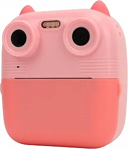 Цифровая фотокамера мгновенной печати SQUADO Front and Rear LED Light Pink - Фото 1