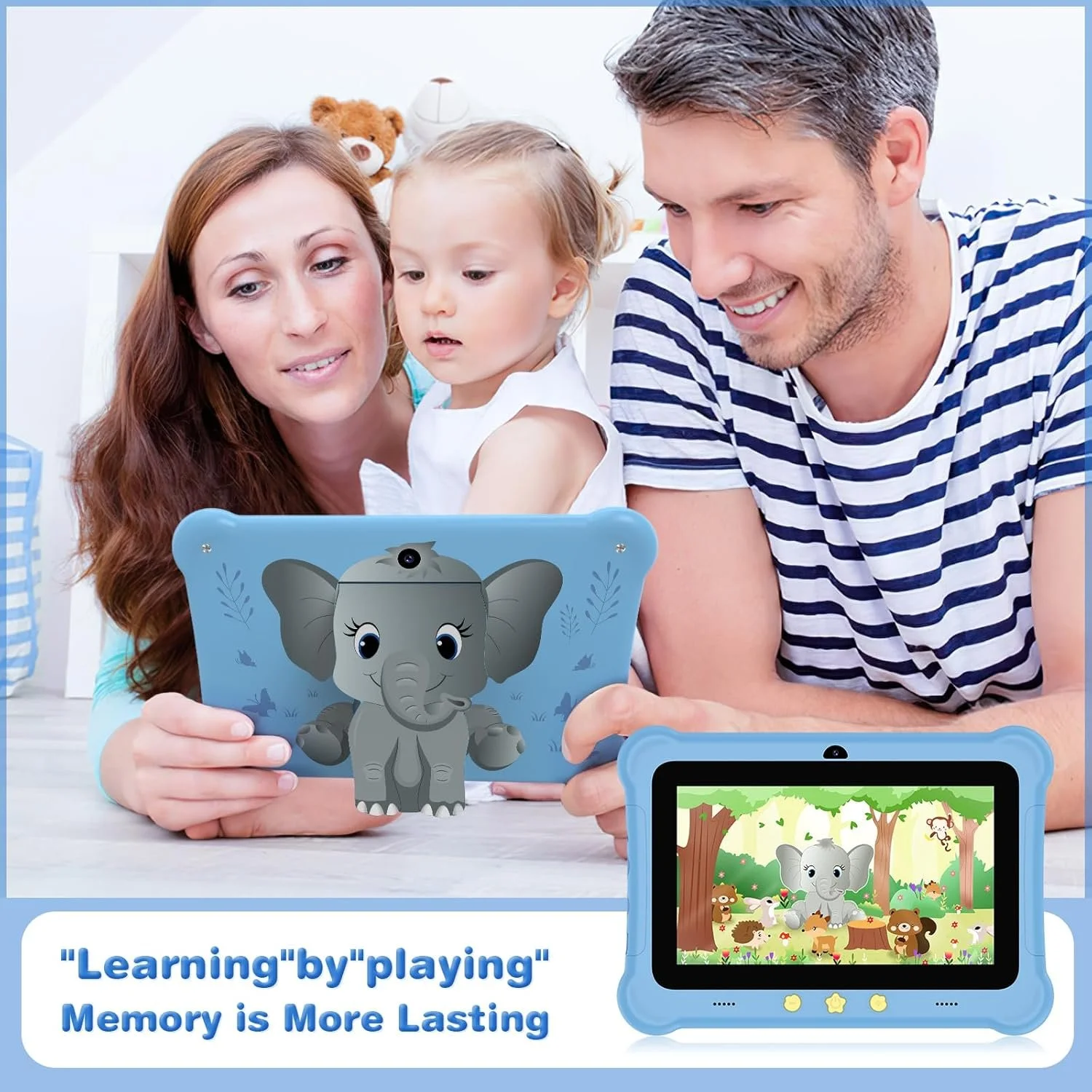 Планшет 7" Redbeat B1 2+4/32GB 3G 1-SIM 4 ядра Android 11 Чорний/Синій, фото №4 Планшет 7" Redbeat B1 2+4/32GB 3G 1-SIM 4 ядра Android 11 Чорний/Синій, фото №4