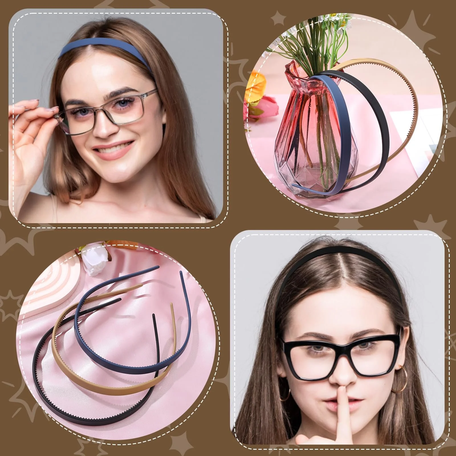 Набір обручів зигзаг з кліпсами, 3 шт., фото №7 Набір обручів зигзаг з кліпсами, 3 шт., фото №7