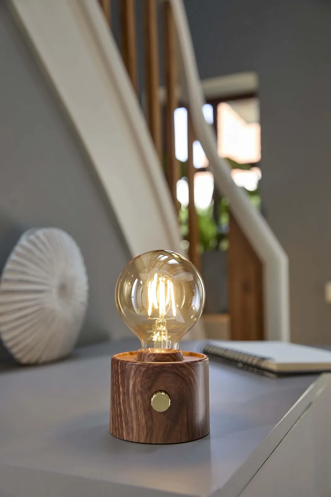 Настільна лампа Northpoint Edison LED USB-C Горіх, фото №7