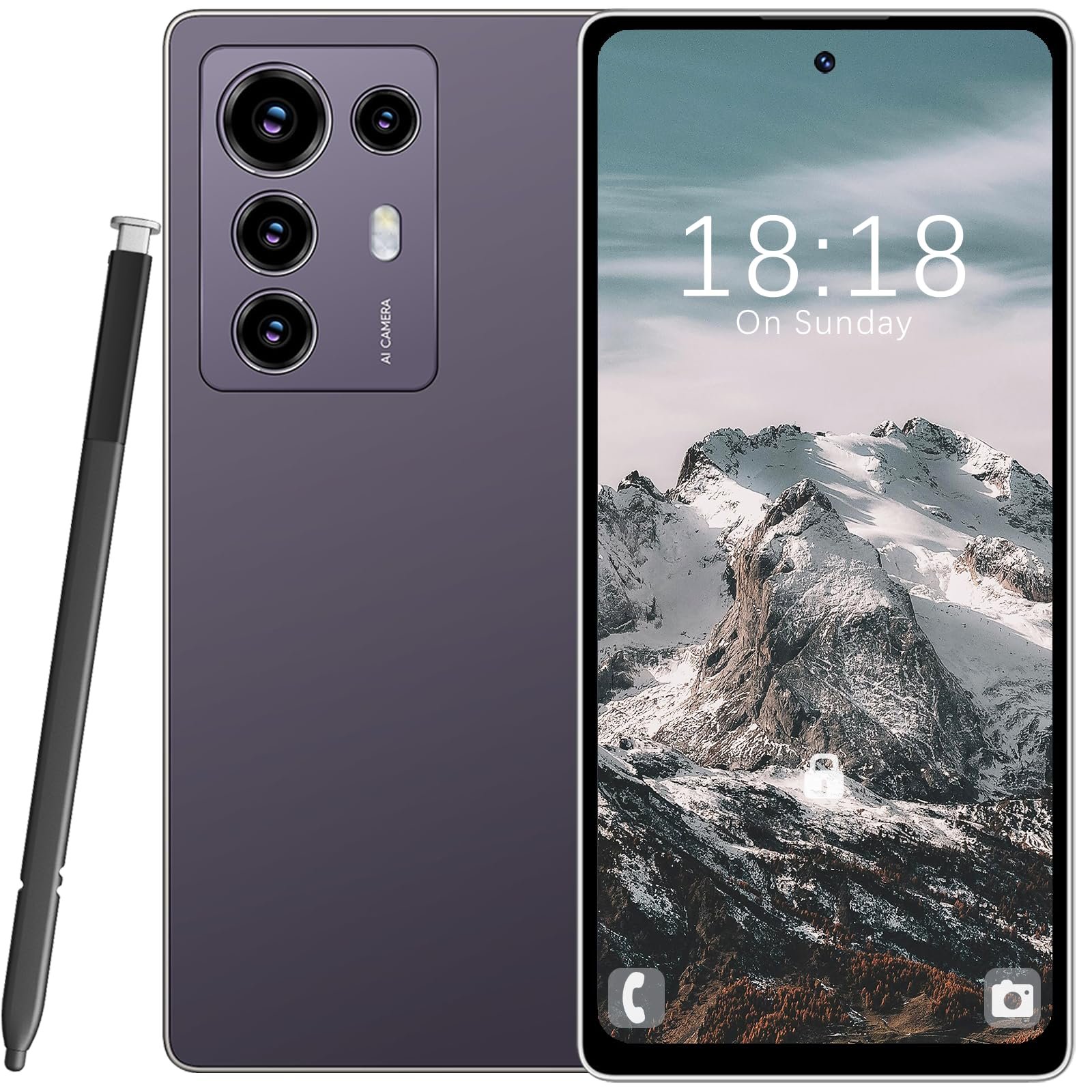 Смартфон Android 4+64 GB 6.8" HD Dual-SIM Face ID OTG, фото №7 Смартфон Android 4+64 GB 6.8" HD Dual-SIM Face ID OTG, фото №7