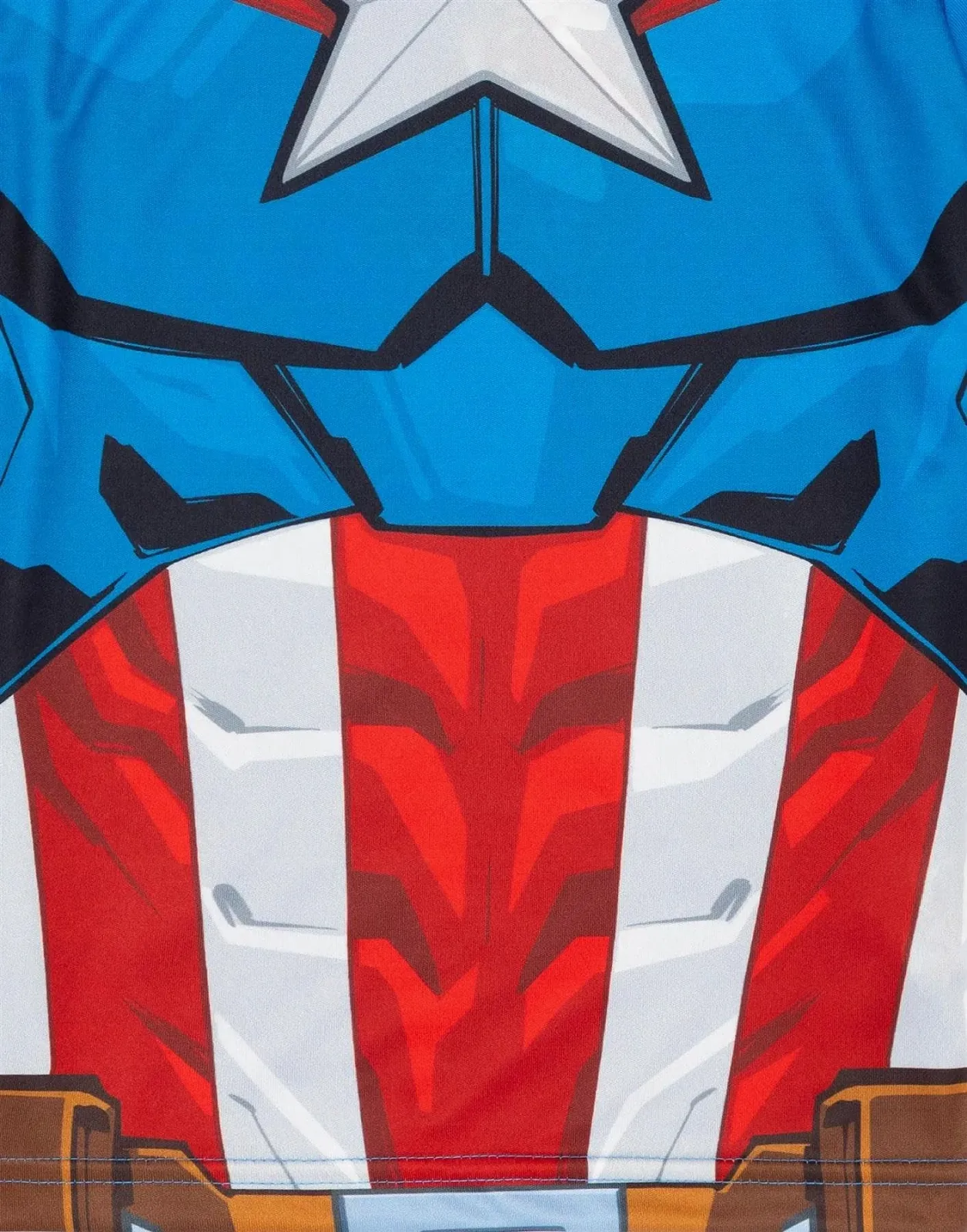 Комплект піжами для хлопчиків Marvel Капітан Америка: футболка та шорти, фото №3
