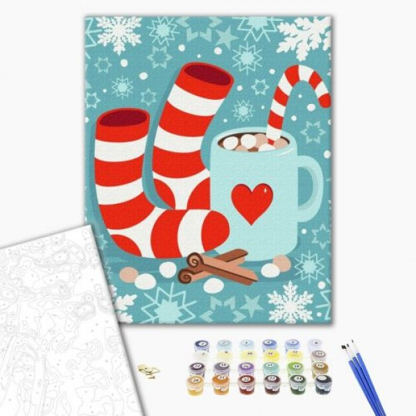 Картина за номерами Ну-ка зимовати, фото №2 Картина за номерами Ну-ка зимовати, фото №2