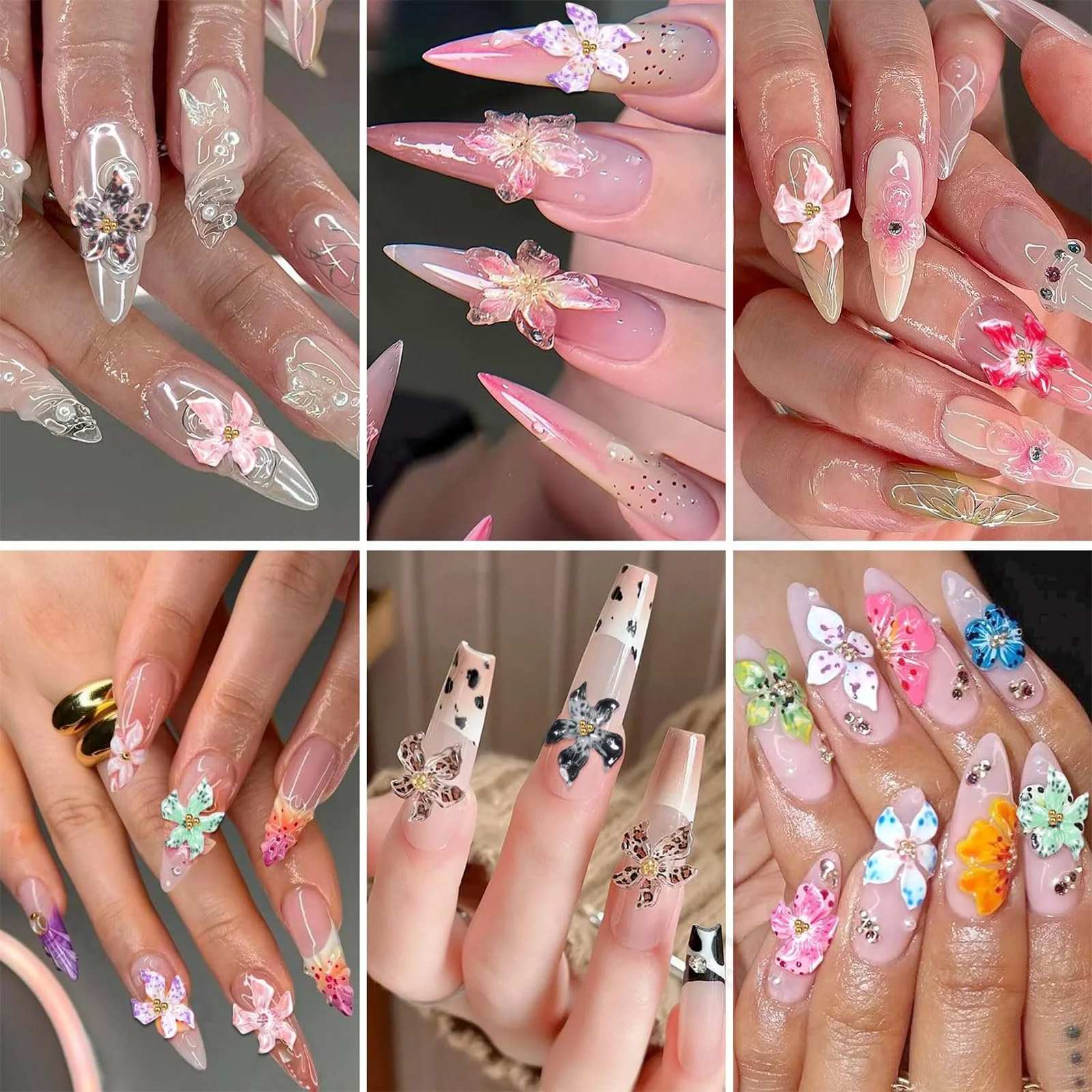 Подвески для дизайна ногтей Цветы 3D Гавайские цветы Стразы для ногтей Цветы гибискуса Самоцветы для ногтей Цветные Цветочные Бриллианты для ногтей Летние Украшения для ногтей Крошечные Цветы 100 шт, фото №6 Подвески для дизайна ногтей Цветы 3D Гавайские цветы Стразы для ногтей Цветы гибискуса Самоцветы для ногтей Цветные Цветочные Бриллианты для ногтей Летние Украшения для ногтей Крошечные Цветы 100 шт, фото №6