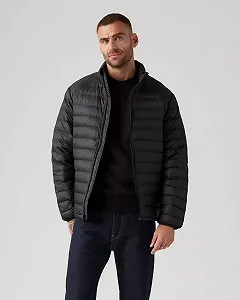 Мужская куртка Levis - Tobal Down Packable Jet Black - S - Фото 1