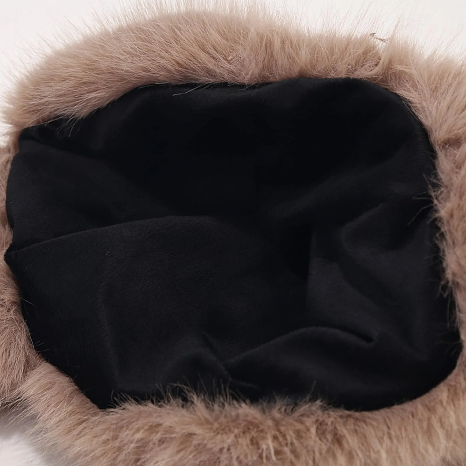 Шапка з помпоном зимова двошарова утеплена плюшева, фото №5