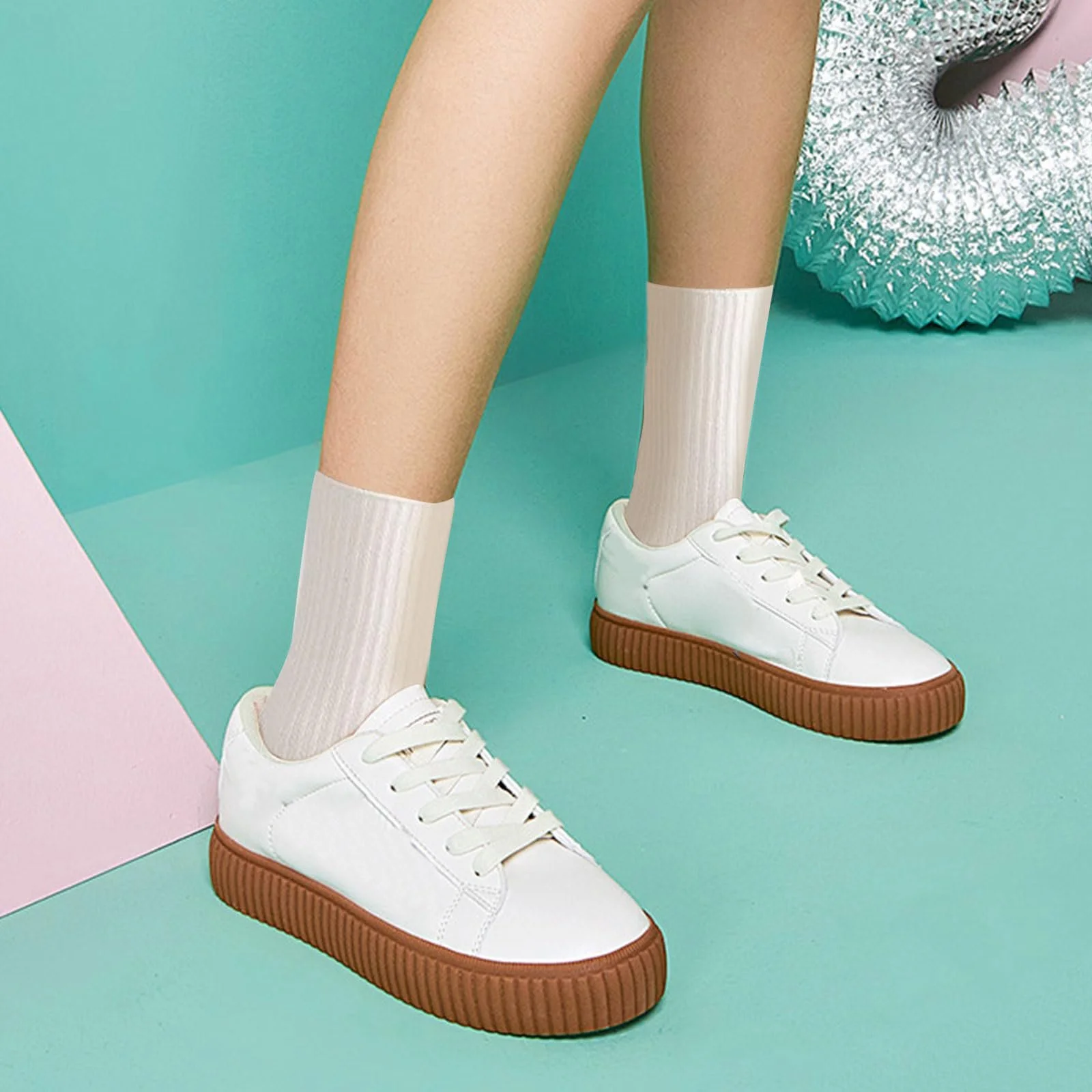 Носки FUIPVG Женские 6 пар Разноцветные One Size, фото №4 Носки FUIPVG Женские 6 пар Разноцветные One Size, фото №4