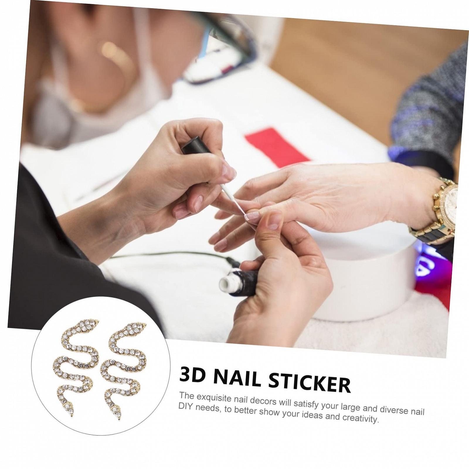 Прикраси для нігтів (6 шт. в упаковці) з цинкового сплаву, фото №3