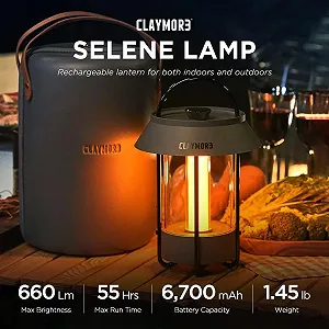Портативная лампа CLAYMORE Selene 6700 mAh 660 люмен IPX4 Белый synthetic.ua - Фото 1