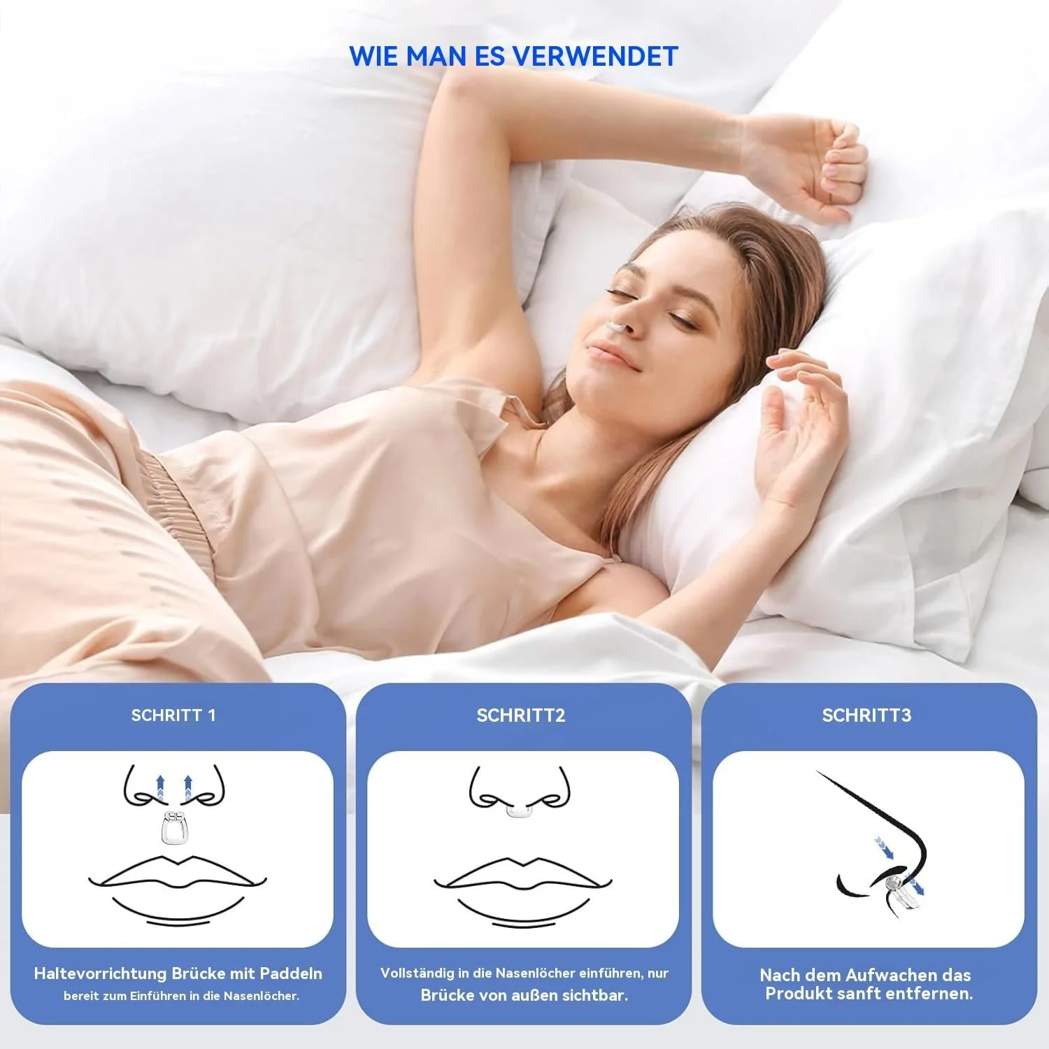 Зажим от храпа 8 шт. Противохрапенный носовой, фото №4