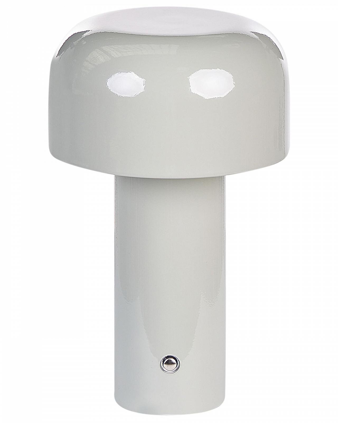 Настільна лампа Besos Металева Акумуляторна Бездротова Сенсорна LED Для вулиці Сіра, фото №1