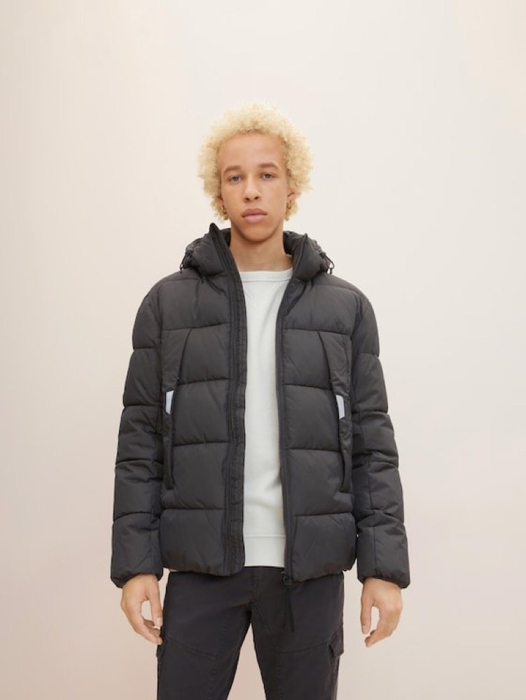 Куртка Tom Tailor puffer jacket 1032429-29999 Черный M, фото №1