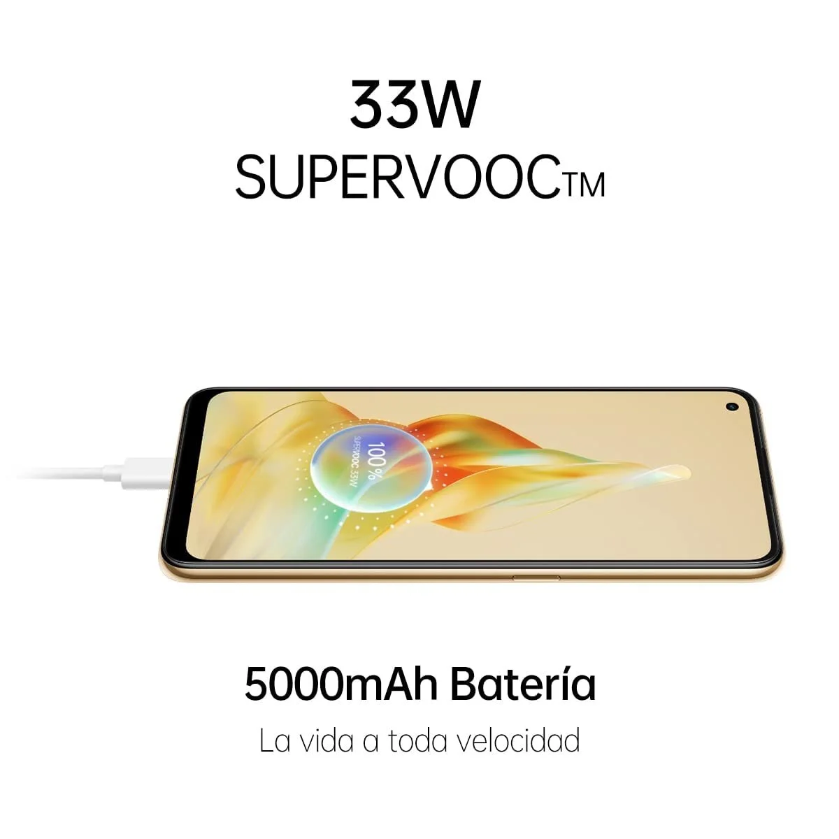 Смартфон Oppo Reno 8T 8GB+128GB 100MP+2MP 5000mAh 33W Dual Nano SIM Orange, фото №5