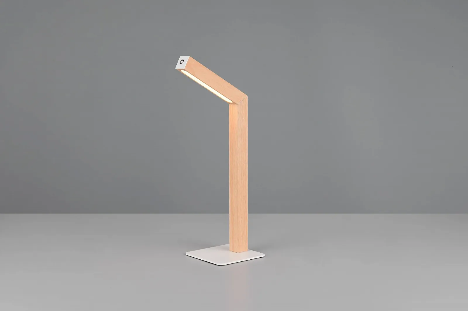 Настільна лампа Reality Leuchten Skip R55951135 LED Метал / МДФ 2 Вт Сенсорний димер Магнітний тримач Імітація дерева, фото №2