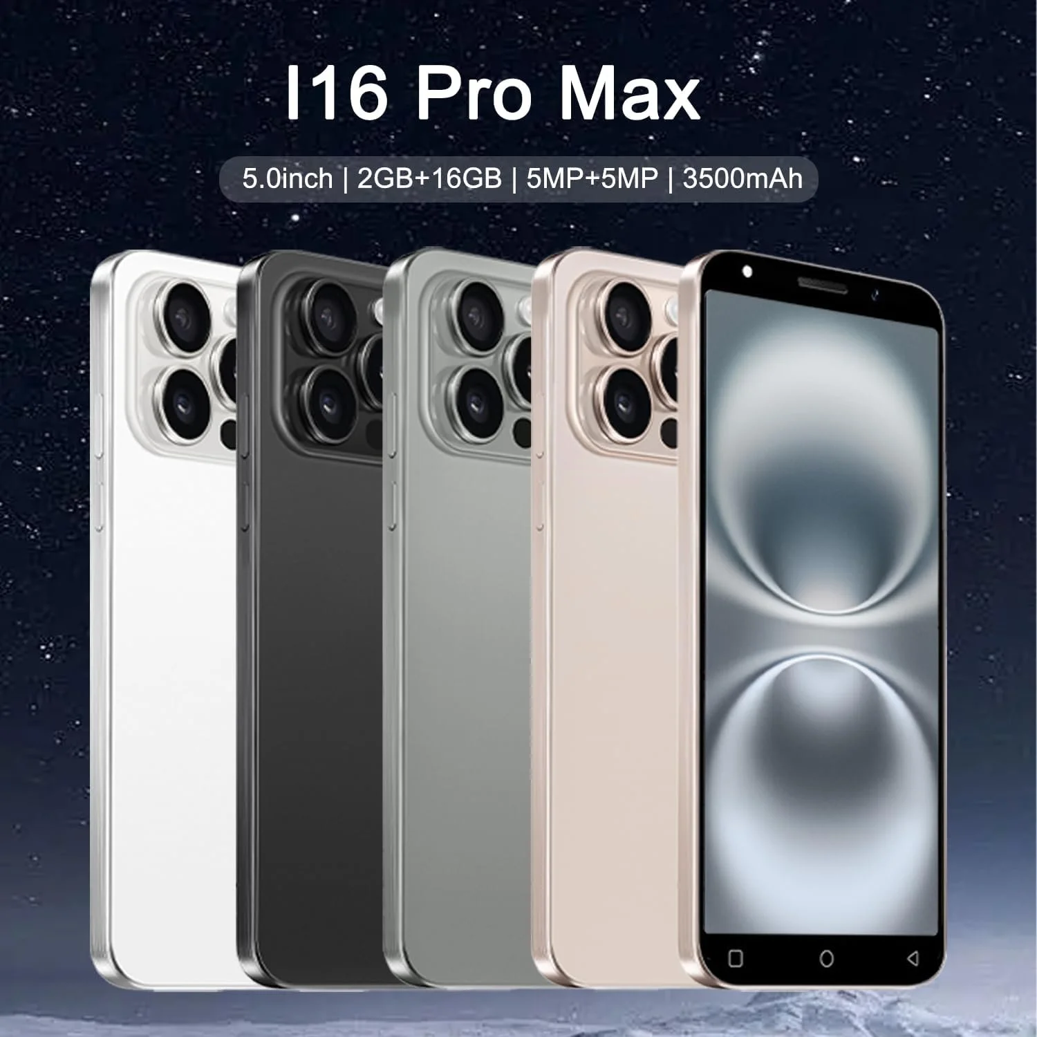 Смартфон MTGud 16 Pro 2/16ГБ 4G 3500мАг Grey, фото №3
