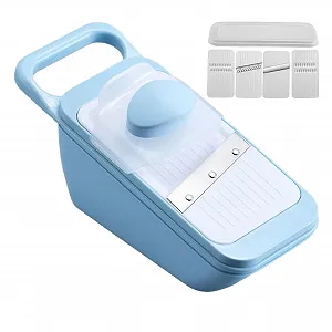 Тертка Multifunktions-Zerkleinerer для моркви, ручна овочерізка для приготування салатів, домашньої їжі, дитячого харчування, для дому - Фото 1