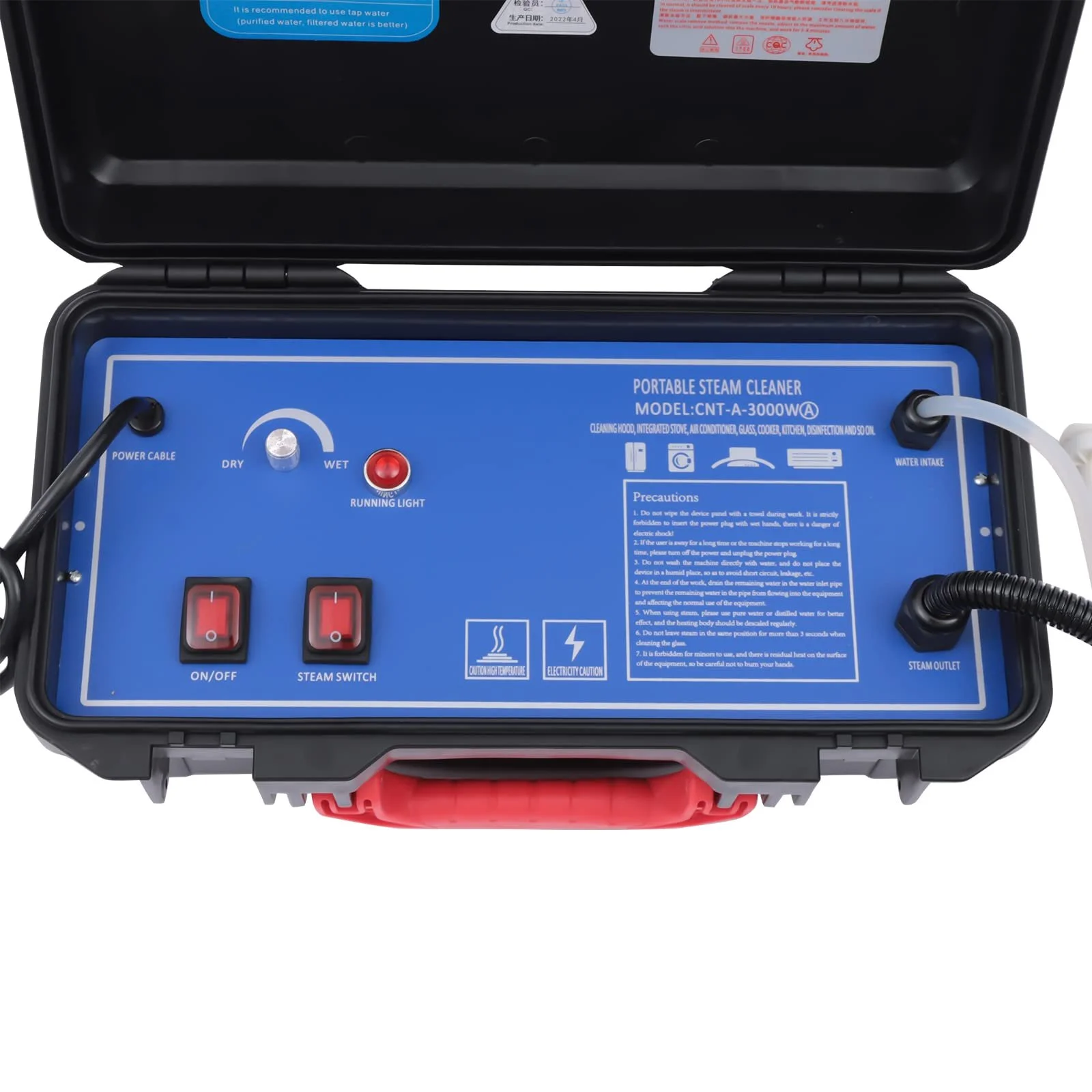 Пароочисник ручний 3000 W 3.5 Bar, фото №6