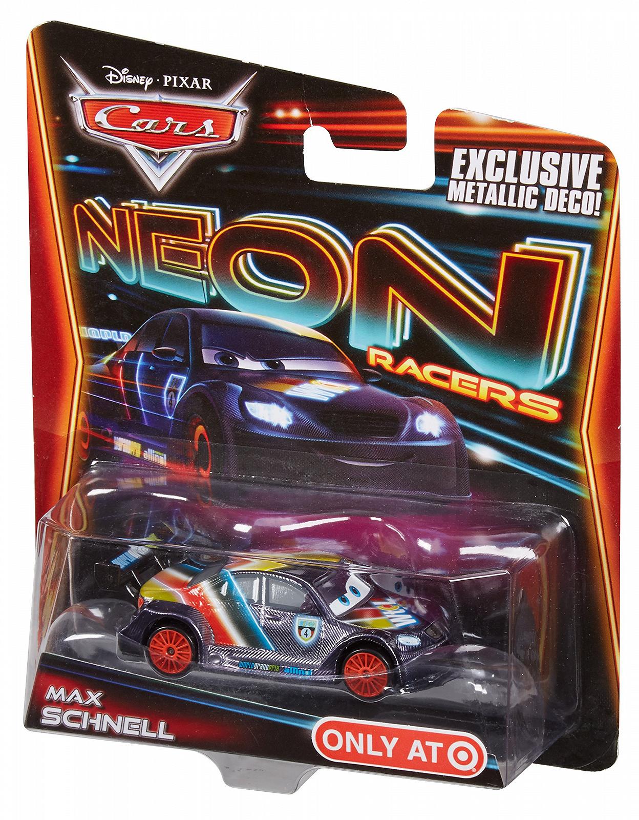 Машинка Disney Pixar Cars Neon Racers Max Schnell, фото №3