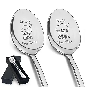 Ложка Кавова, набір 2 шт з гравіюванням - Фото 1