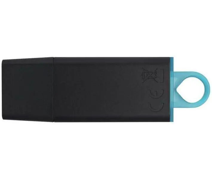 USB флеш-накопичувач Kingston 64GB DT Exodia 3.2 Black/Teal (DTX/64GB), фото №2
