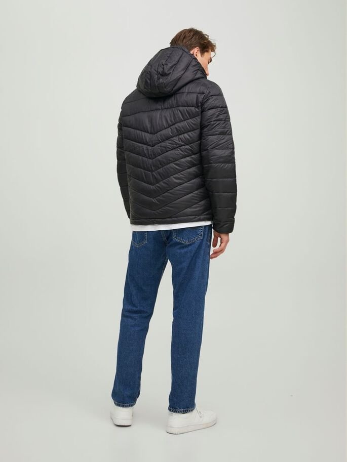 Куртка Jack&Jones HERO PUFFER HOOD NOOS 12211785 Черный S, фото №2