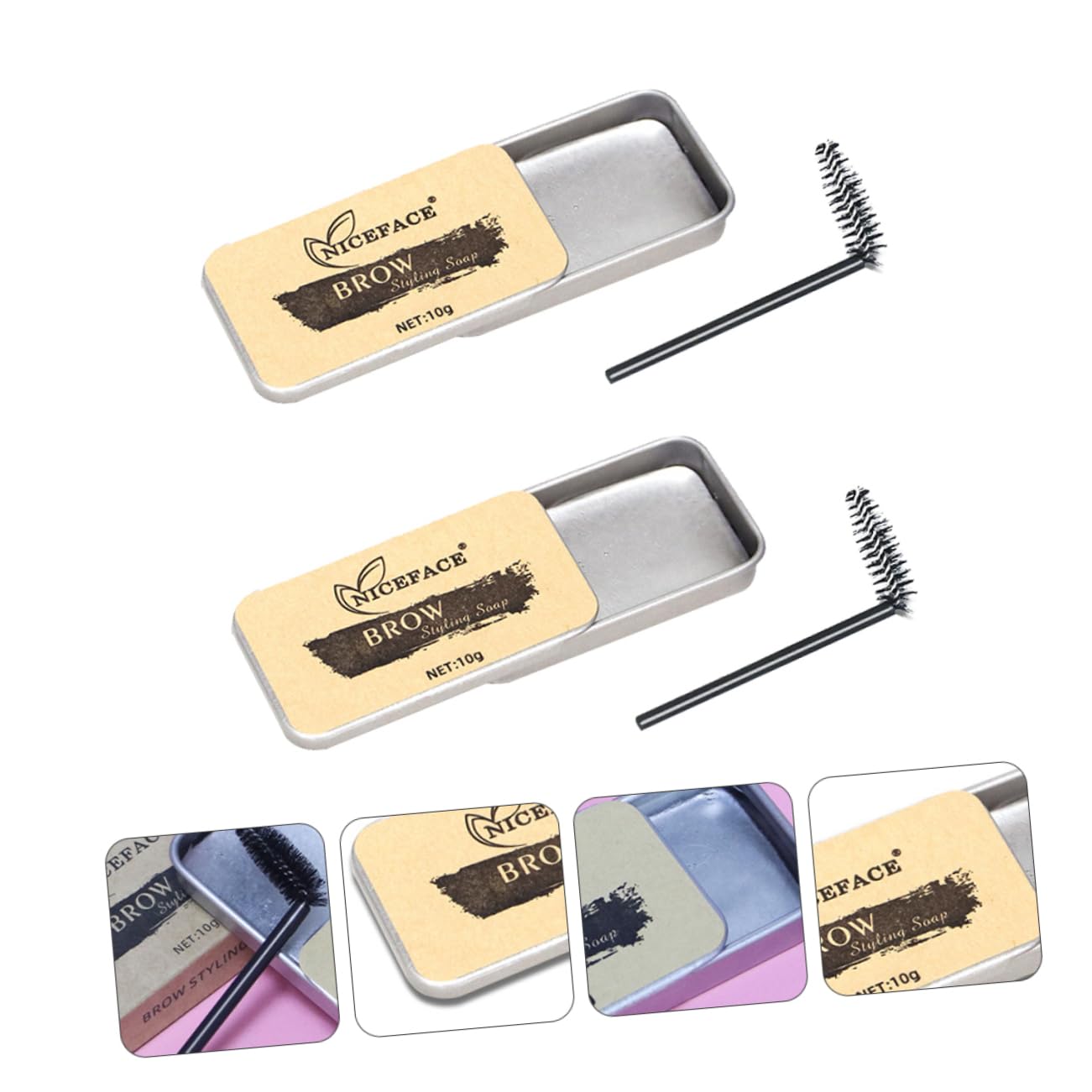 Набор Healvian Eyebrow Soap из 2 шт Автально Фиксирующая Прозрачная Крем Набор Макияжный, фото №4 Набор Healvian Eyebrow Soap из 2 шт Автально Фиксирующая Прозрачная Крем Набор Макияжный, фото №4