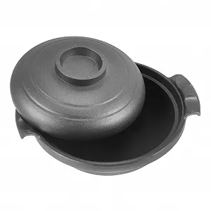 Кастрюля-горшок GLEAVI керамическая термостойкая с двумя ручками - Фото 1