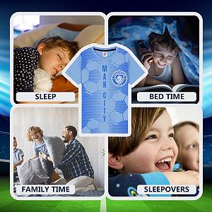 Комплект пижамы (футболка и длинные штаны) Manchester City FC для мальчиков - Фото 1