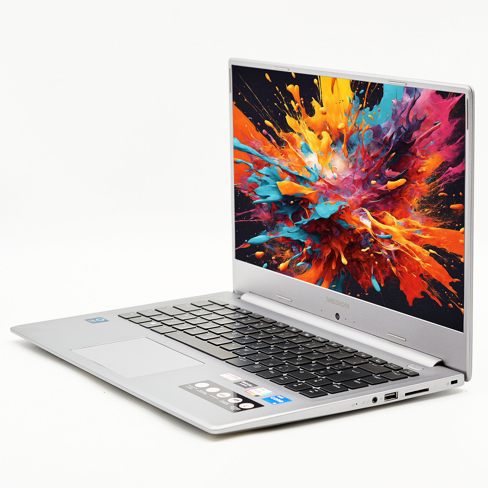 Ноутбук Medion Akoya S15449 Intel Core i5-1135G7 32 ГБ ОЗУ 1 ТБ SSD Intel Iris Xe Graphics Метал, фото №4