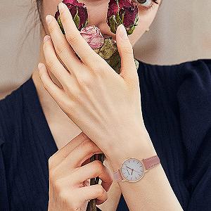 Простые часы для женщин и мужчин Generisch ремешок synthetic.ua - Фото 1