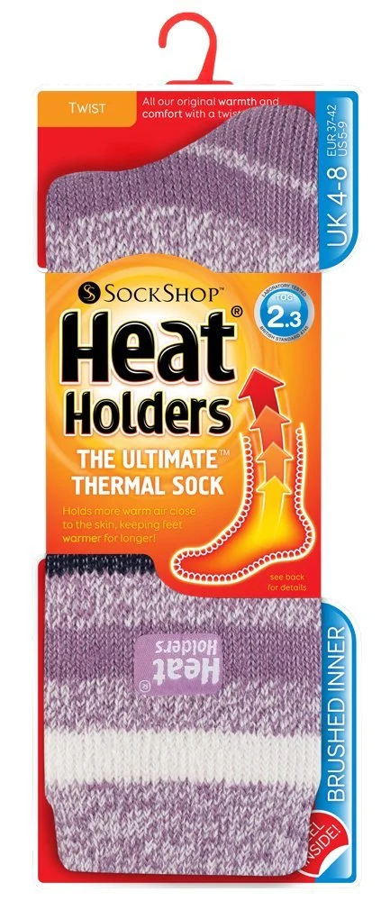 Теплые зимние полосатые носки из пряжи, размер 4-8, пара, ambleside, фото №2